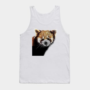 Red panda illustration Tank Top